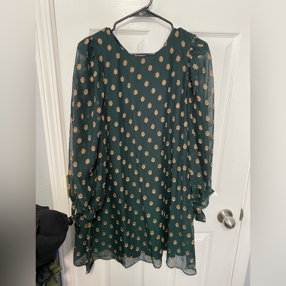 womens calvin klein size 12 petite long sleeve dress